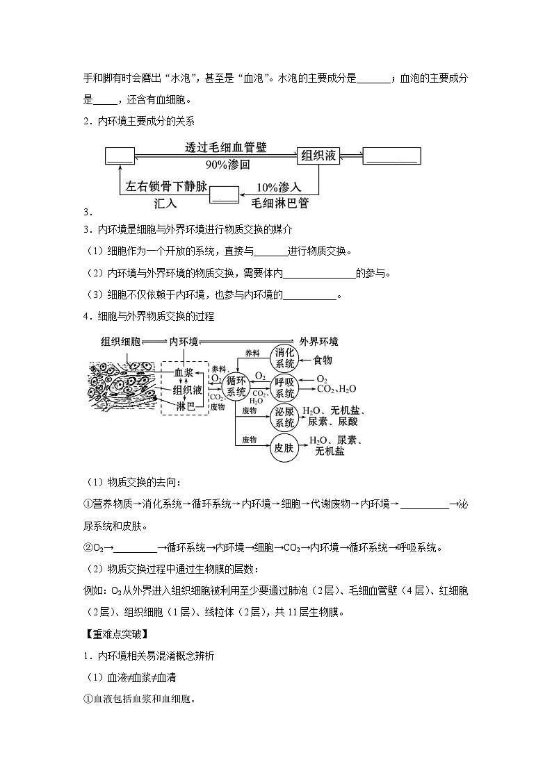 专题22 人体的内环境与稳态（学生版）第2页