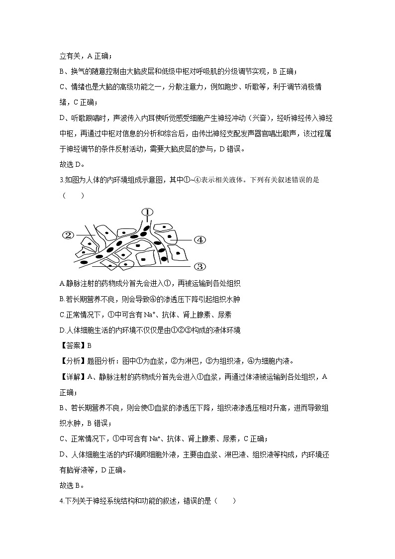 2024~2025学年福建省福州市9校高二上学期11月期中生物试卷（解析版）第2页