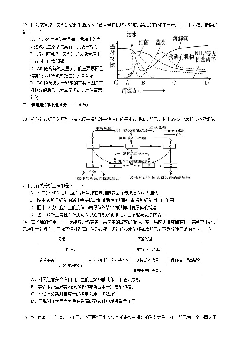 湖南省浏阳市2024-2025学年高二上学期期末考试生物试题第3页