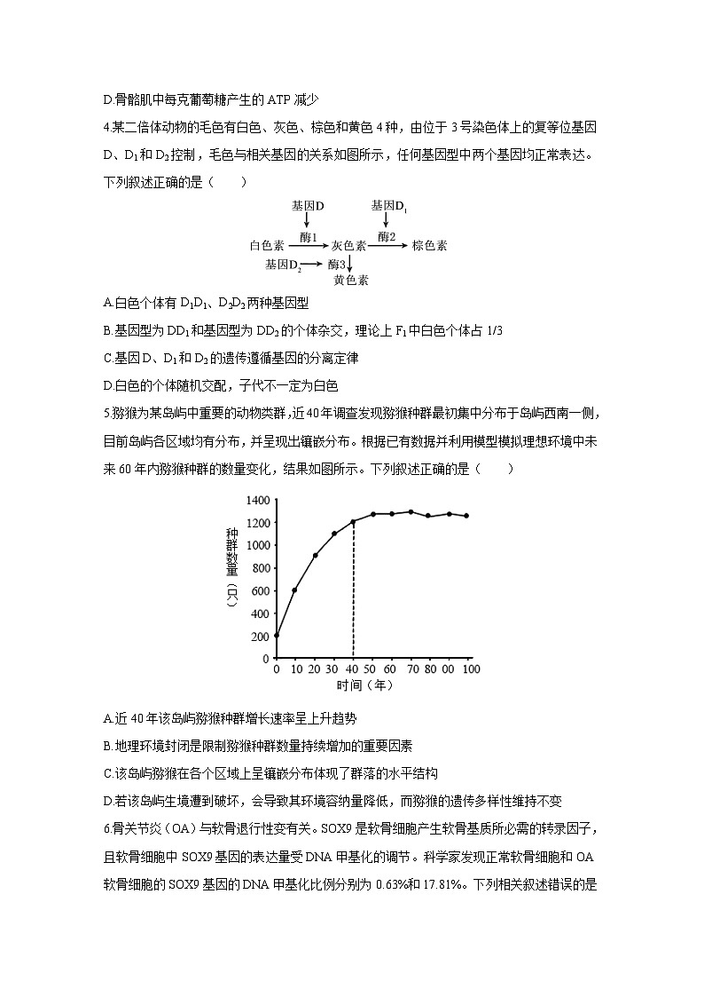 2025届高考一轮复习收官模拟贵州卷生物试卷（解析版）第2页