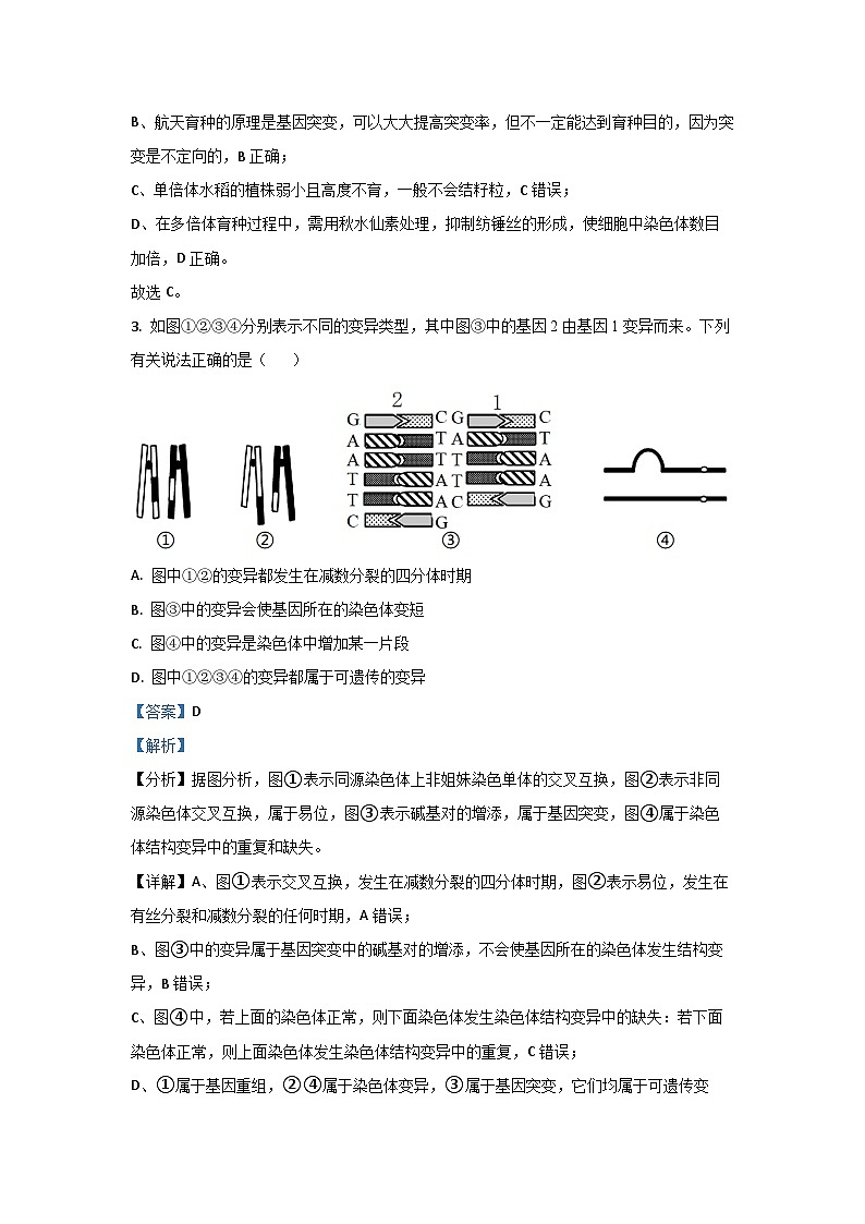 2024-2025学年安徽省蚌埠市怀远县高二上学期11月期中考试生物试卷（解析版）第3页
