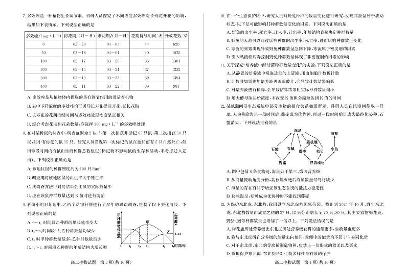 2025滨州高二上学期期末考试生物PDF版含答案第2页