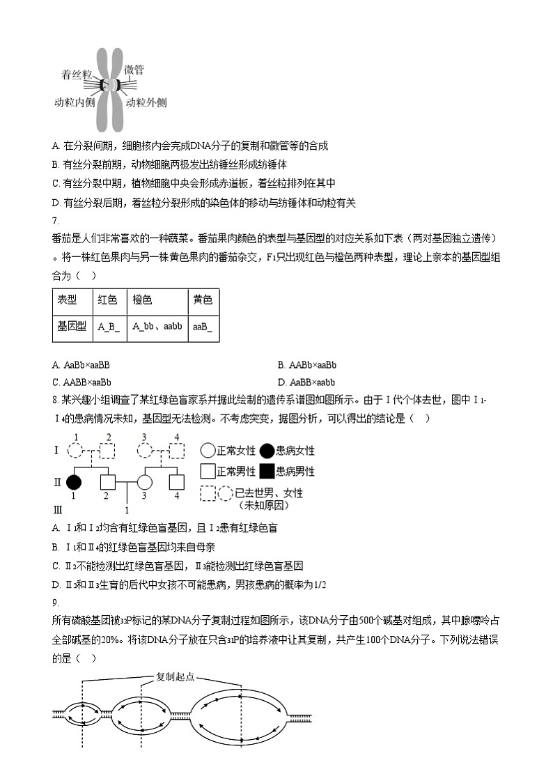 广东省阳江市高新区2024-2025学年高二上学期1月期末生物试题无答案第3页