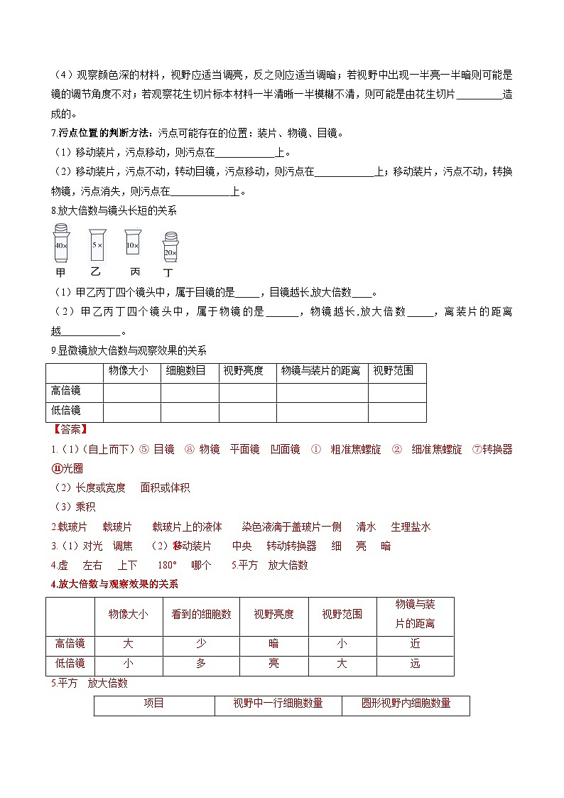 专题01 细胞的物质基础及结构相关实验-【实验专攻】备战2025年高考生物教材实验梳理与突破（新高考通用）（解析版）第3页