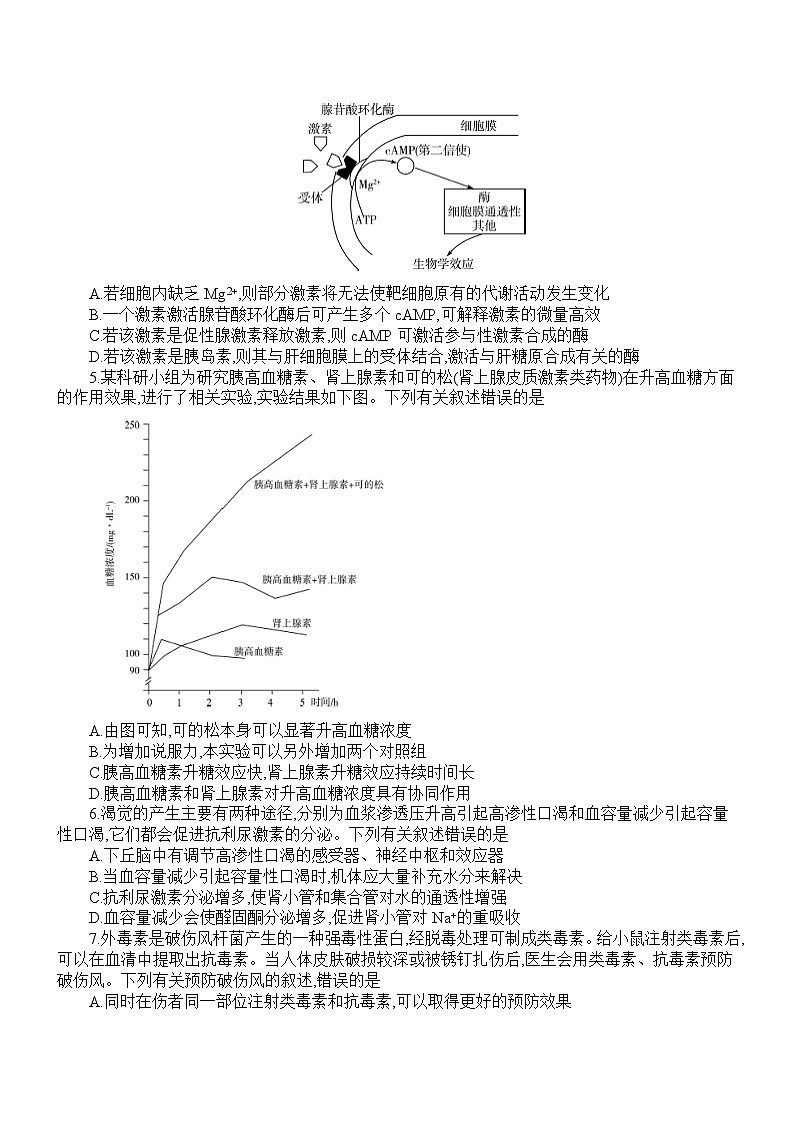 安徽省临泉第一中学2024-2025学年上学期高二年级期末检测  生物 (文字版+答案)第2页