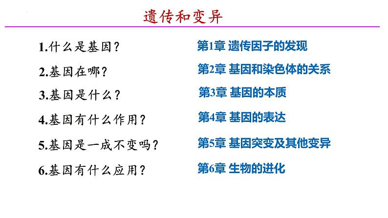 【开学第一课】2025年春季高中生物高一下学期（人教版2019必修2）开学第一课课件第4页