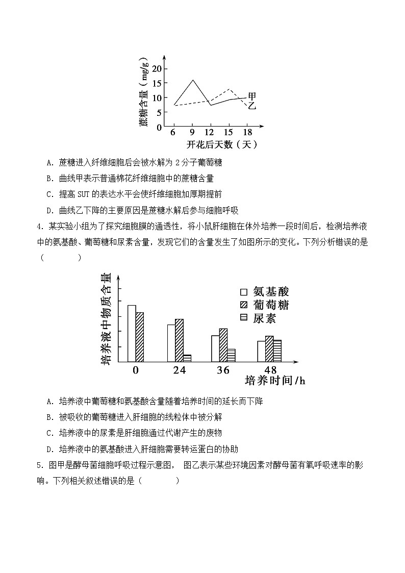 二轮题型突破卷（2）（原卷版） 【高考生物】二轮热点题型归纳与变式演练第2页