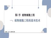 2.1.1植物细胞工程的基本技术 课件（内嵌视频）