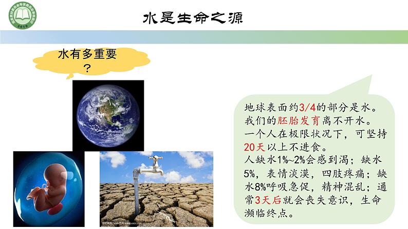 人教版高中生物必修一 2.2细胞中的无机物 第1课时 细胞中的水 课件第2页