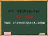人教版高中生物必修一 4.1被动运输  第2课时　探究植物细胞的吸水和失水与被动运输 课件
