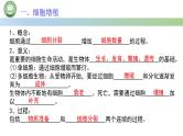 人教版高中生物必修一 第6章   细胞的生命历程 第1节细胞的增殖 第1课时 细胞周期和高等植物细胞的有丝分裂 课件