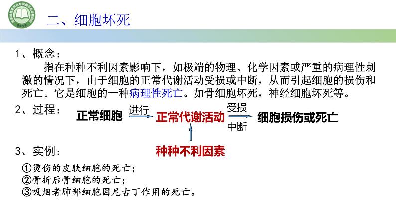 人教版高中生物必修一 第6章   细胞的生命历程 第3节细胞的衰老和死亡 第2课时 细胞的死亡 课件第5页