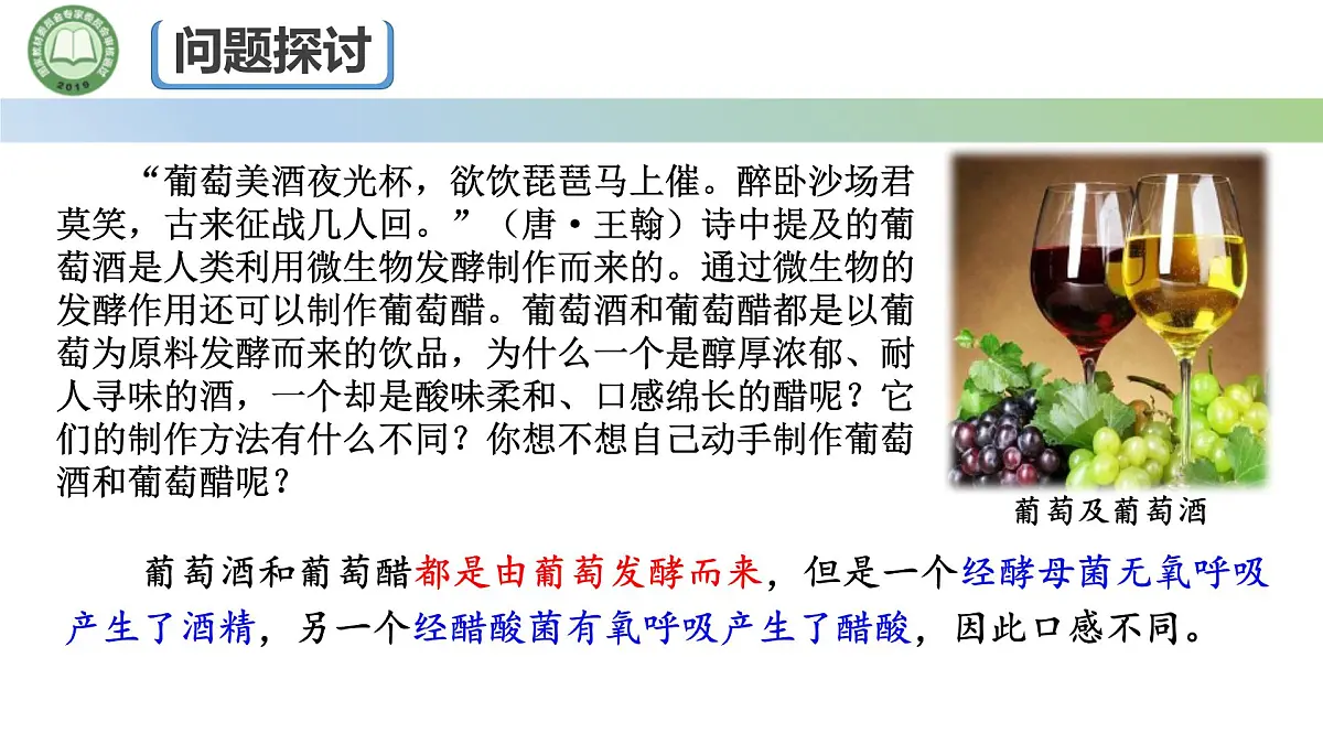 高中生物人教版选择性必修3 1.1传统发酵技术的应用 第1课时 发酵与传统发酵技术 课件第6页