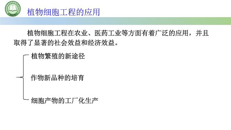 高中生物人教版选择性必修3 2.1植物细胞工程  第4课时  植物细胞工程的应用 课件第3页