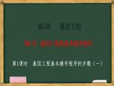 高中生物人教版选择性必修3  3.2基因工程的基本操作程序  第1课时 基因工程基本操作程序的步骤（一） 课件