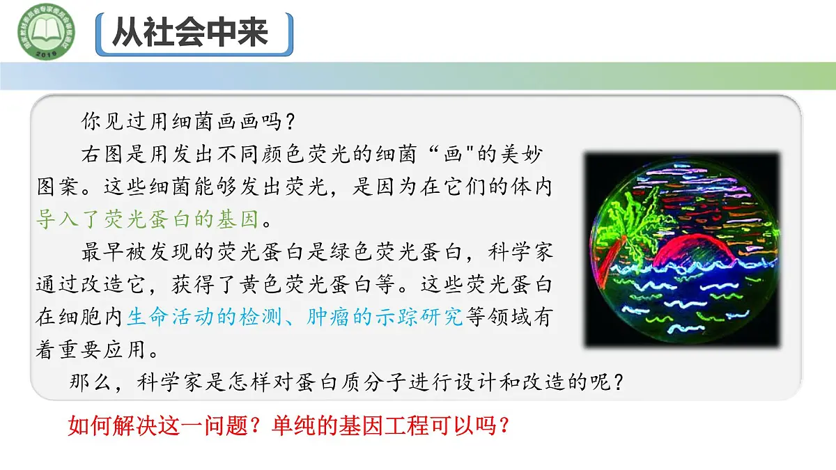 高中生物人教版选择性必修3 3.4蛋白质工程的原理和应用 课件第2页
