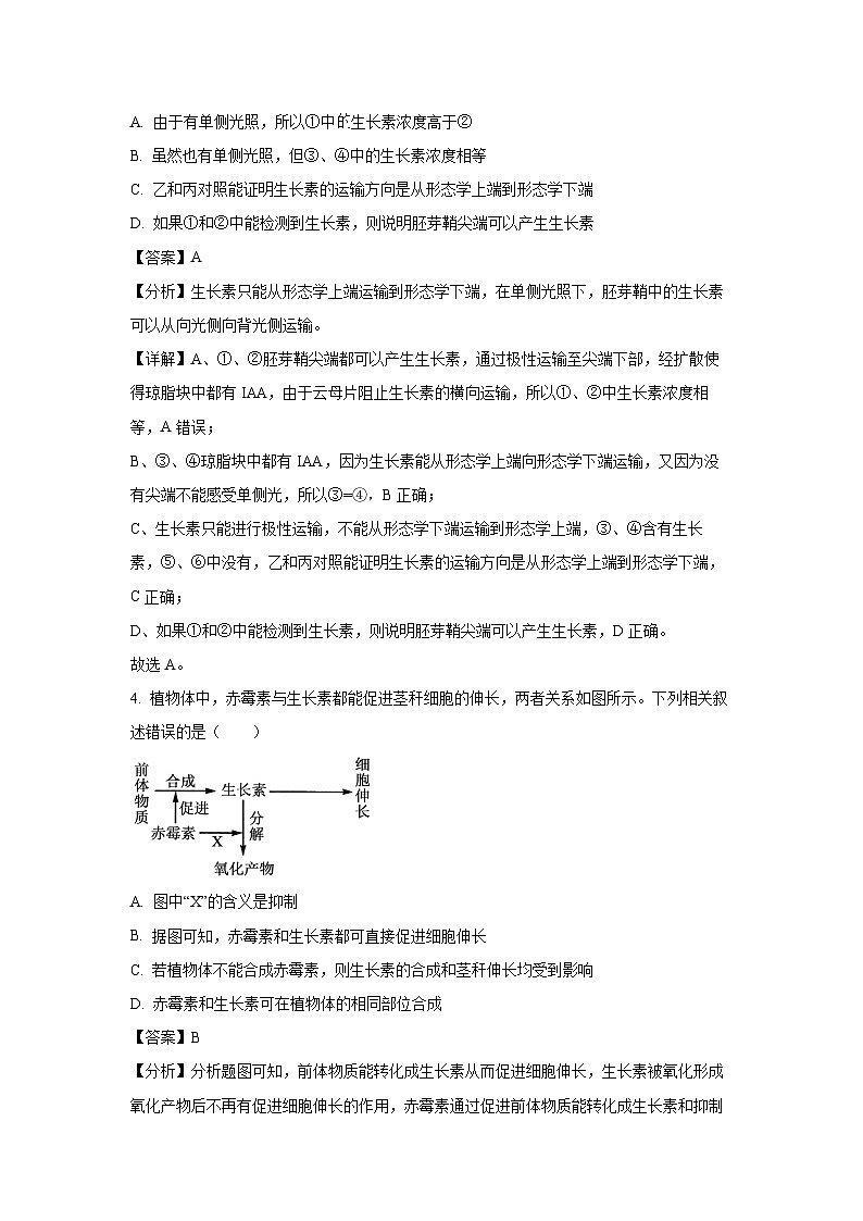 2024-2025学年甘肃省多校高二上12月第二次联考月考生物试卷（解析版）第3页