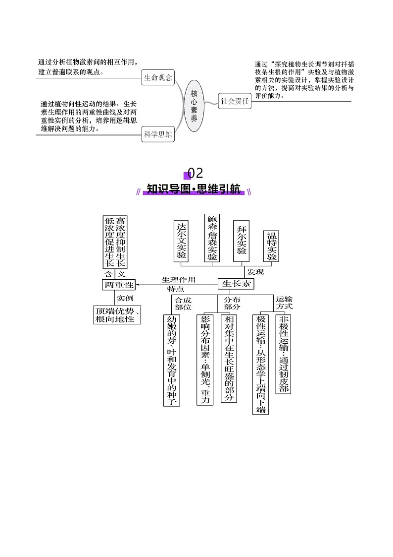 第31讲 植物生命活动调节（第一课时，植物生长素及其生理作用）（讲义）（解析版）第3页