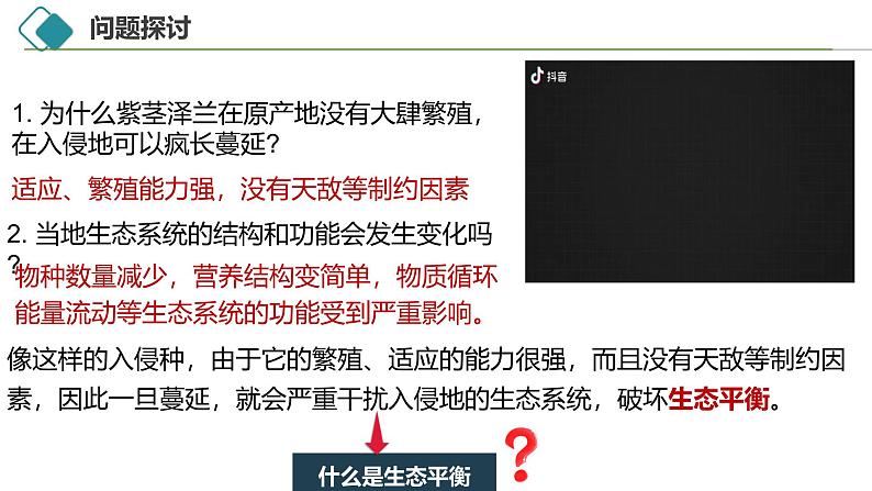 3.5 生态系统的稳定性-2024-2025学年高二生物探究与应用优质备课课件（人教版2019选择性必修2）第2页