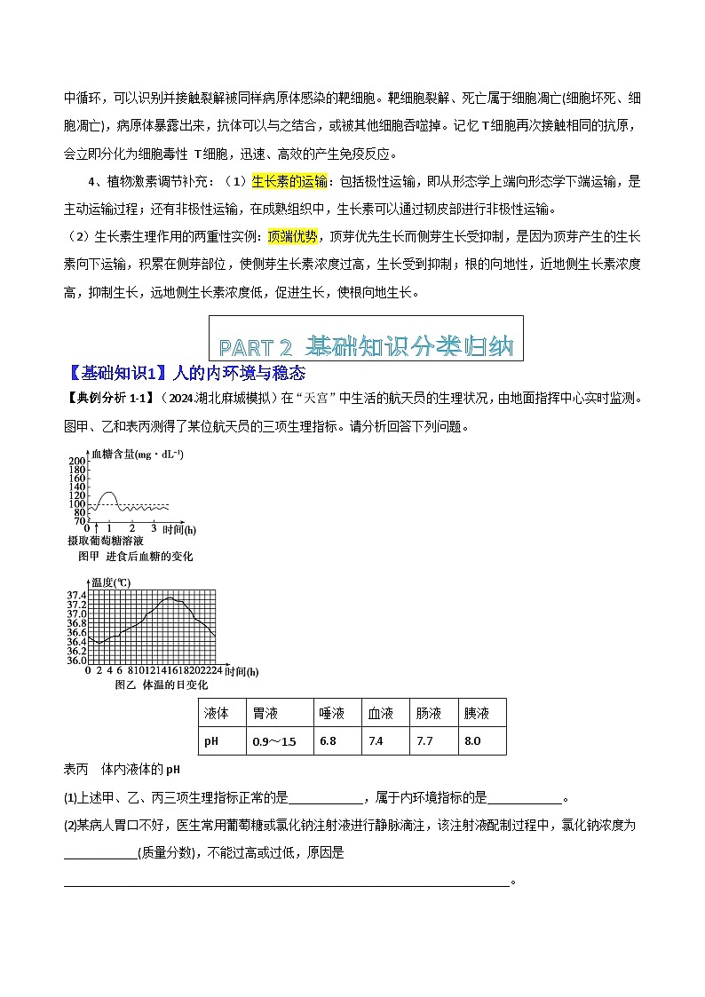 专题09   稳态与调节分析（解析版）第2页