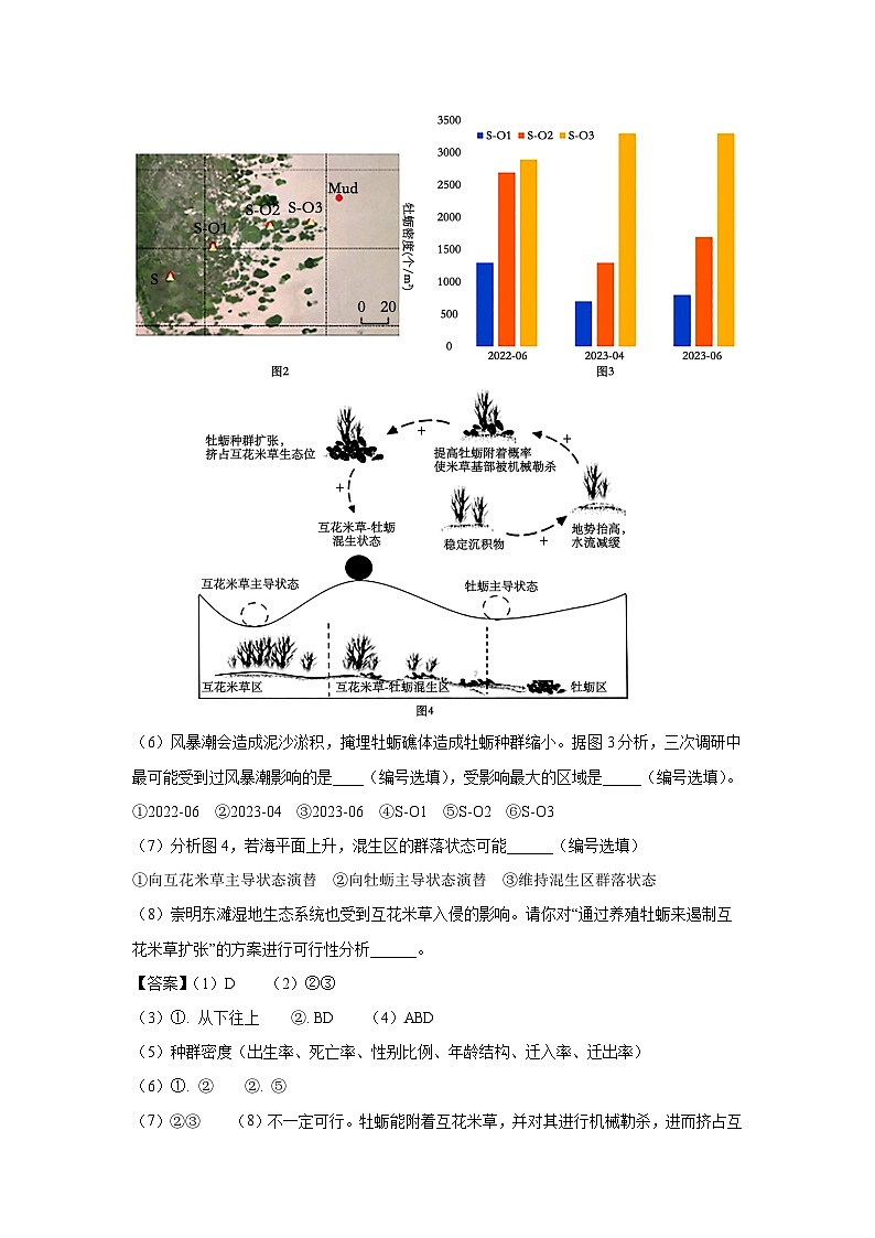 2025届上海市浦东新区高三一模生物试卷（解析版）第2页