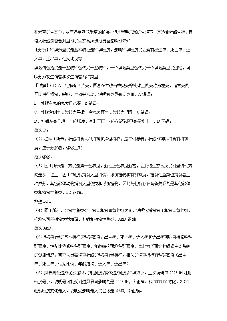 2025届上海市浦东新区高三一模生物试卷（解析版）第3页