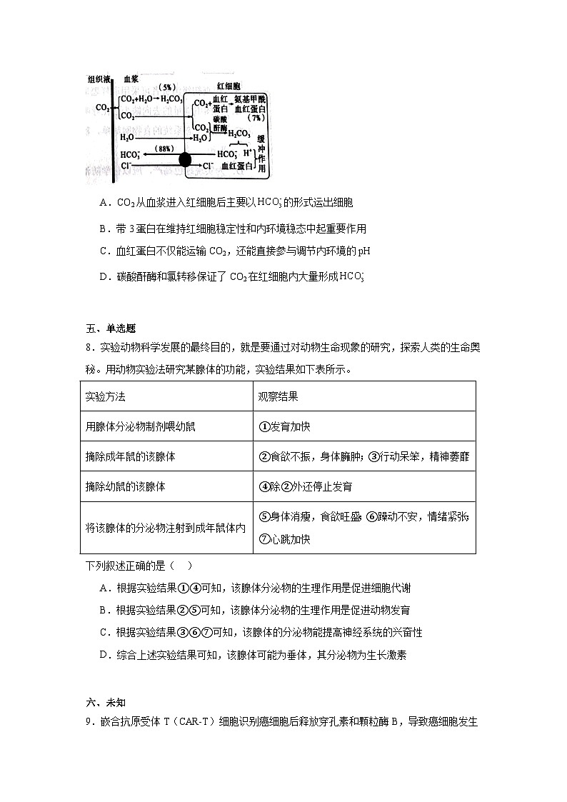 2025届四川省南充市高三下学期适应性考试生物试题第3页