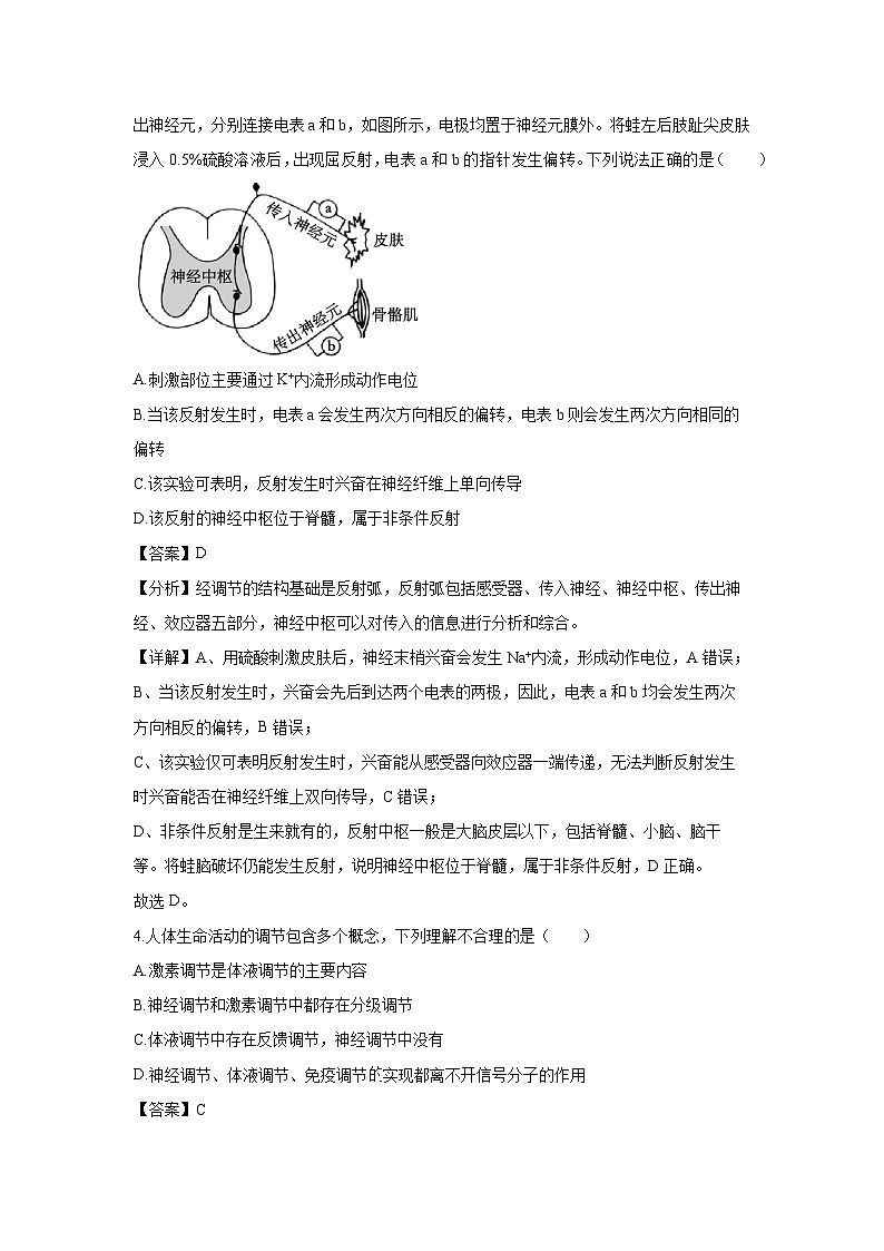 辽宁省点石联考2024-2025学年高二上学期期末考试生物试题（解析版）第3页