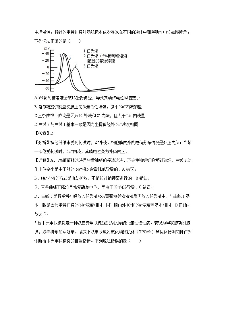 山东省青岛市四区联考2024-2025学高二上学期期末生物试题（解析版）第2页