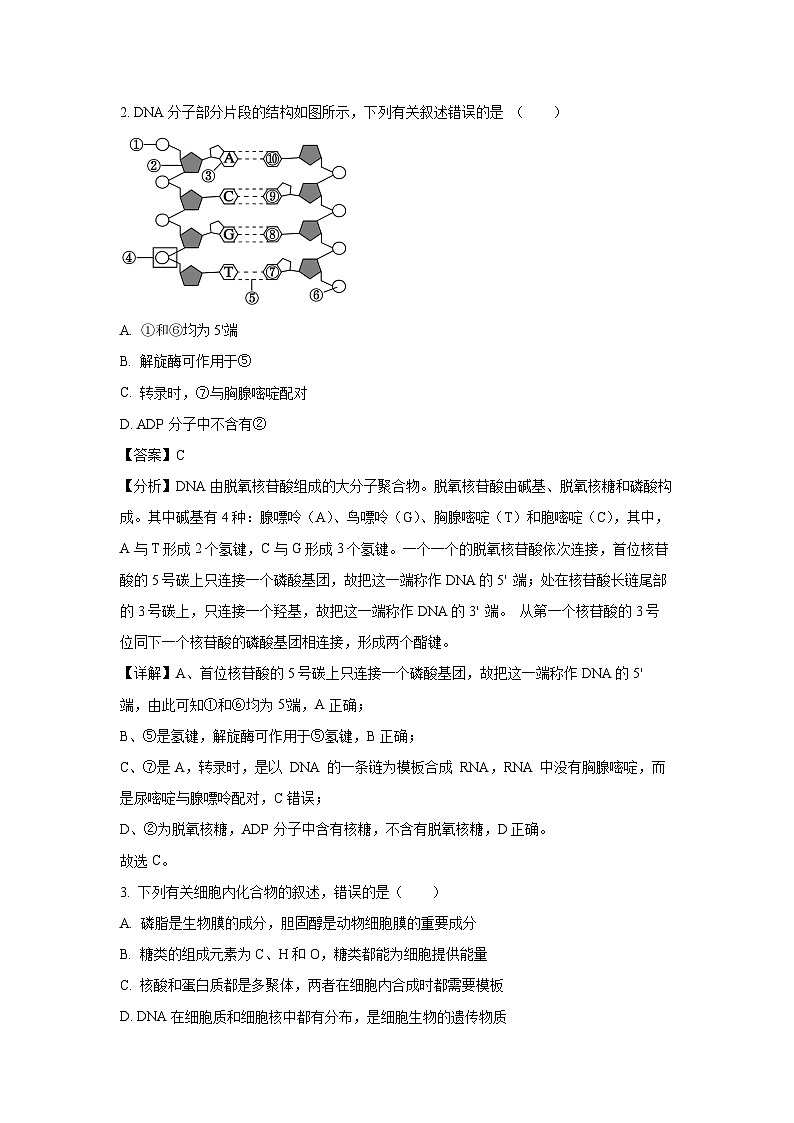 云南省金太阳2024-2025学年高二(上)12月联考生物试卷（解析版）第2页