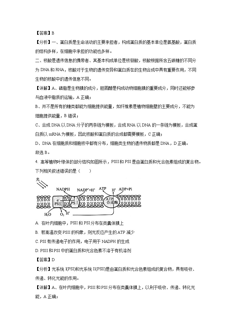 云南省金太阳2024-2025学年高二(上)12月联考生物试卷（解析版）第3页