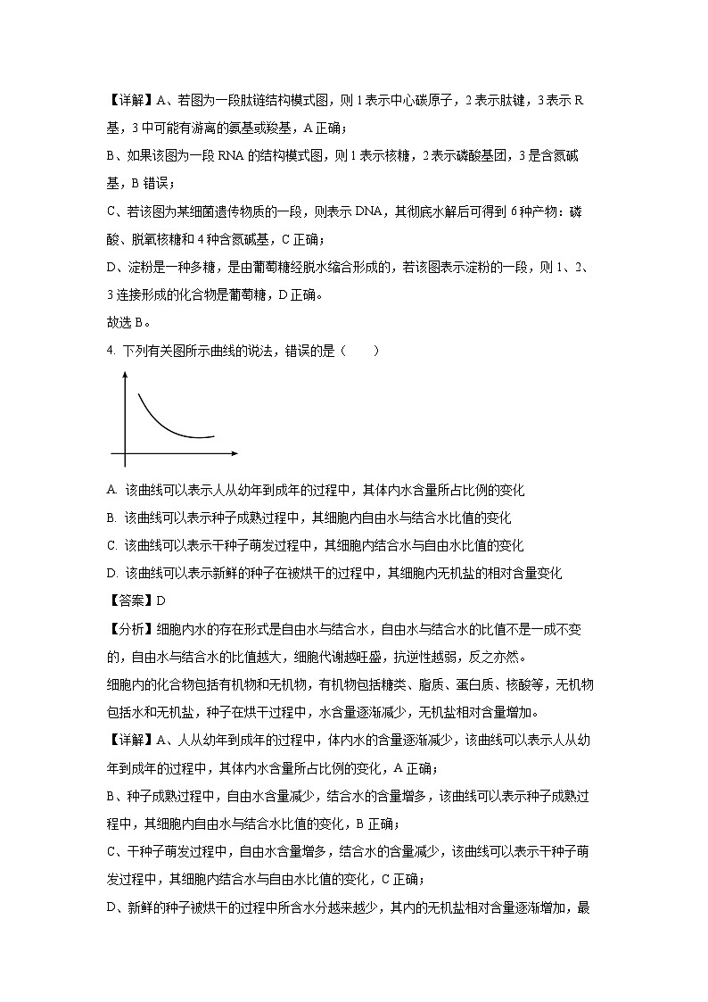 四川省眉山市仁寿县2024-2025学年高三上11月期中校际联考生物试卷(解析版)第3页