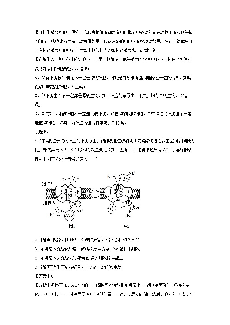 江苏省部分学校2024-2025学年高三(上)12月联合测评生物试卷（解析版）第2页