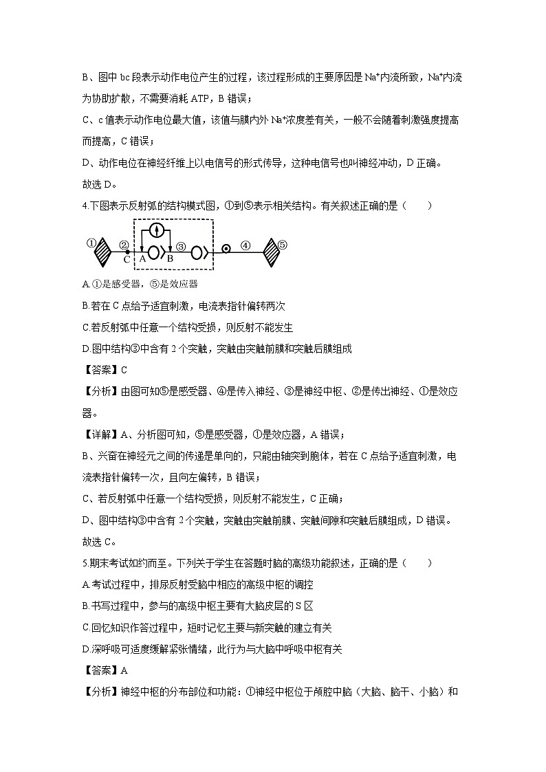 江苏省盐城市五校联考2024-2025学年高二(上)1月期末生物试卷（解析版）第3页
