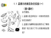 1.1 孟德尔的豌豆杂交实验（一）（第1课时）-2024-2025学年高一生物下学期精品课件（2019人教版必修2）