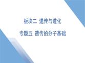 2025年新高考生物二轮专题复习课件板块二遗传与进化1专题五遗传的分子基础