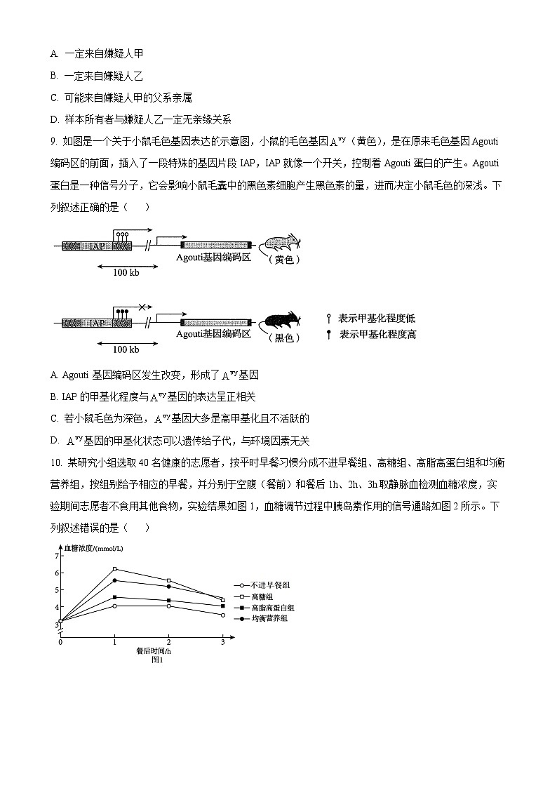 辽宁省名校联盟2024-2025学年高三下学期3月联合考试生物试题 （原卷版+解析版）第3页