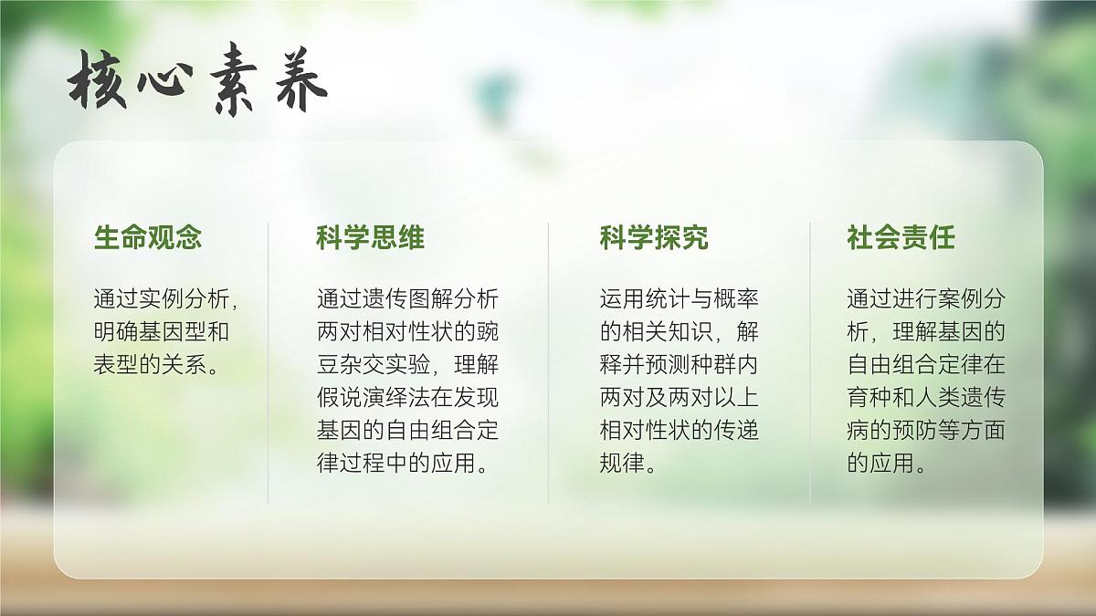 人教版2025高中生物必修二1.2.1孟德尔的豌豆杂交实验（二）上 课件第2页