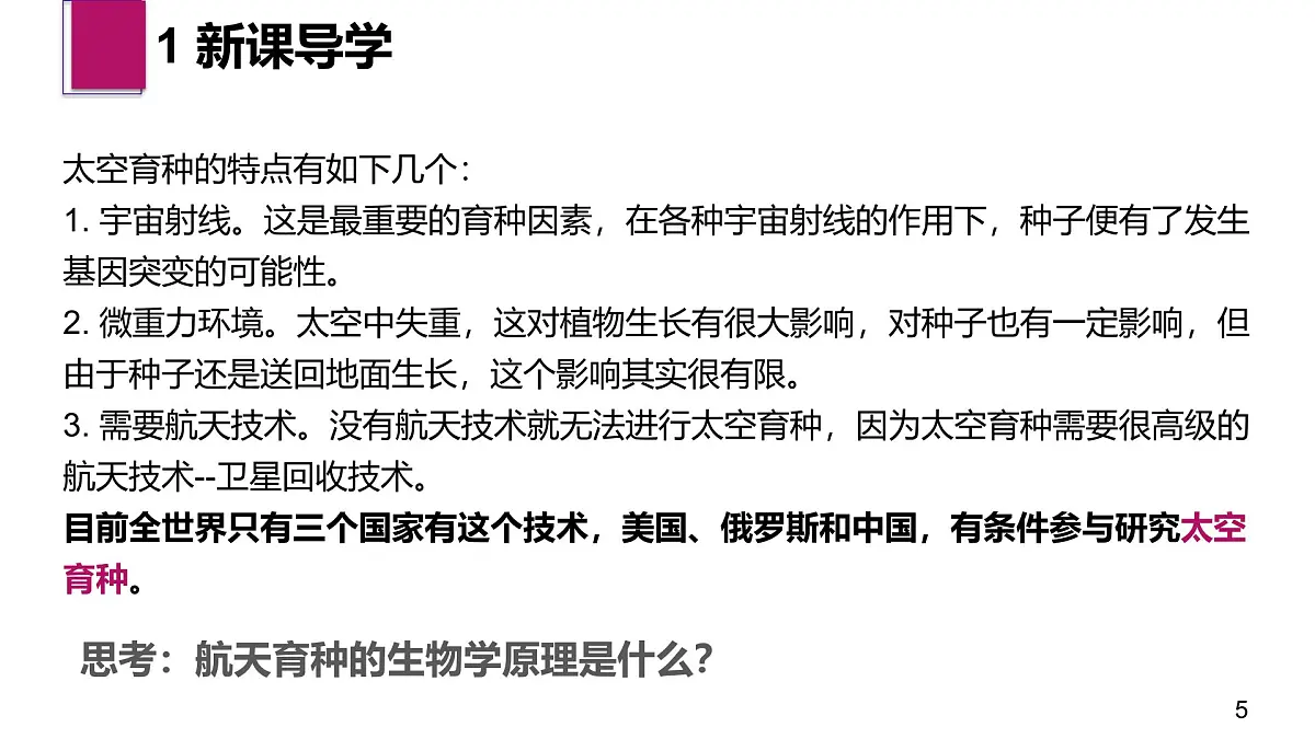 人教版2025高中生物必修二5.1基因突变和基因重组 课件第5页