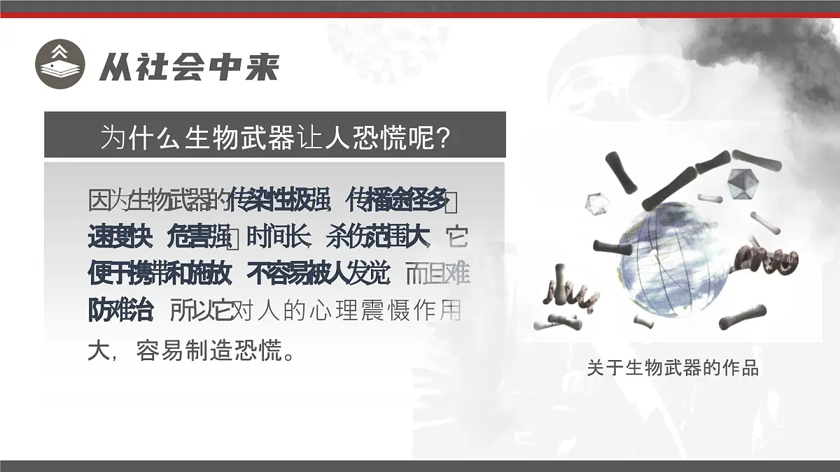 人教版2025高中生物选择性必修三4.3禁止生物武器 课件第3页