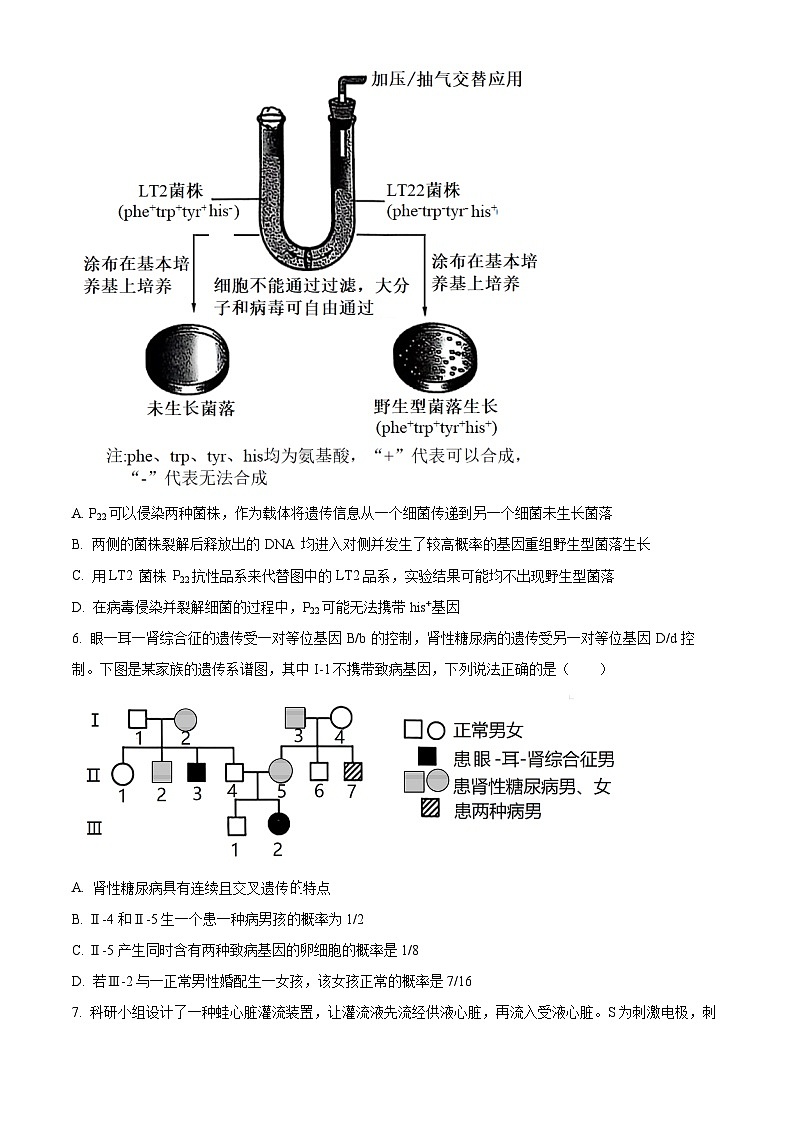2025届山东省名校联盟高三下学期2月开学考试生物试题  Word版无答案第3页