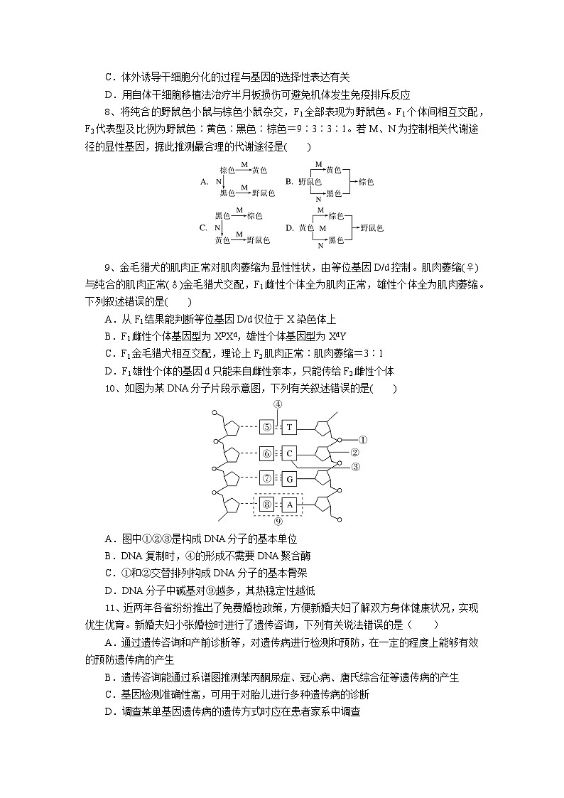 高三生物试题第3页