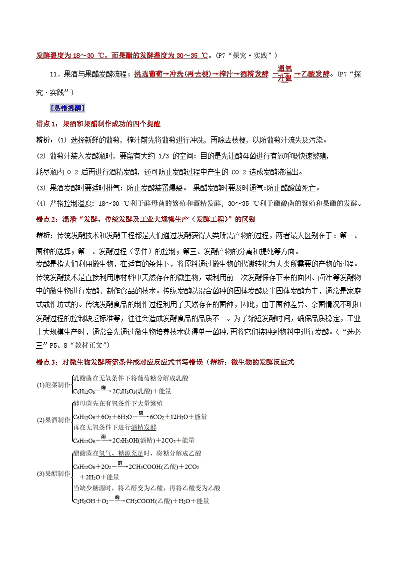 第1章 发酵工程（背诵版）第2页