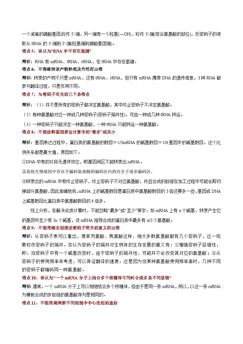 第4章 基因的表达（背诵版）第3页