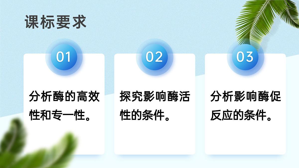 人教版2025高中生物必修一5.1降低化学反应活化能的酶（二） 课件第2页