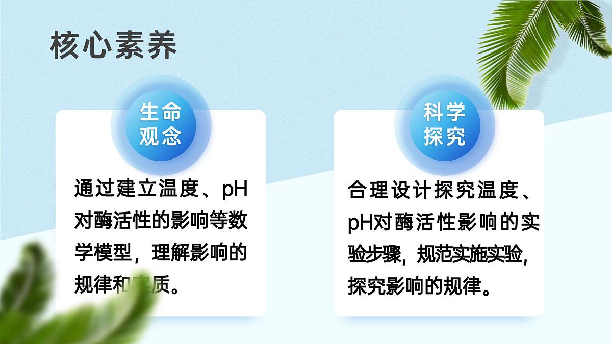 人教版2025高中生物必修一5.1降低化学反应活化能的酶（二） 课件第3页