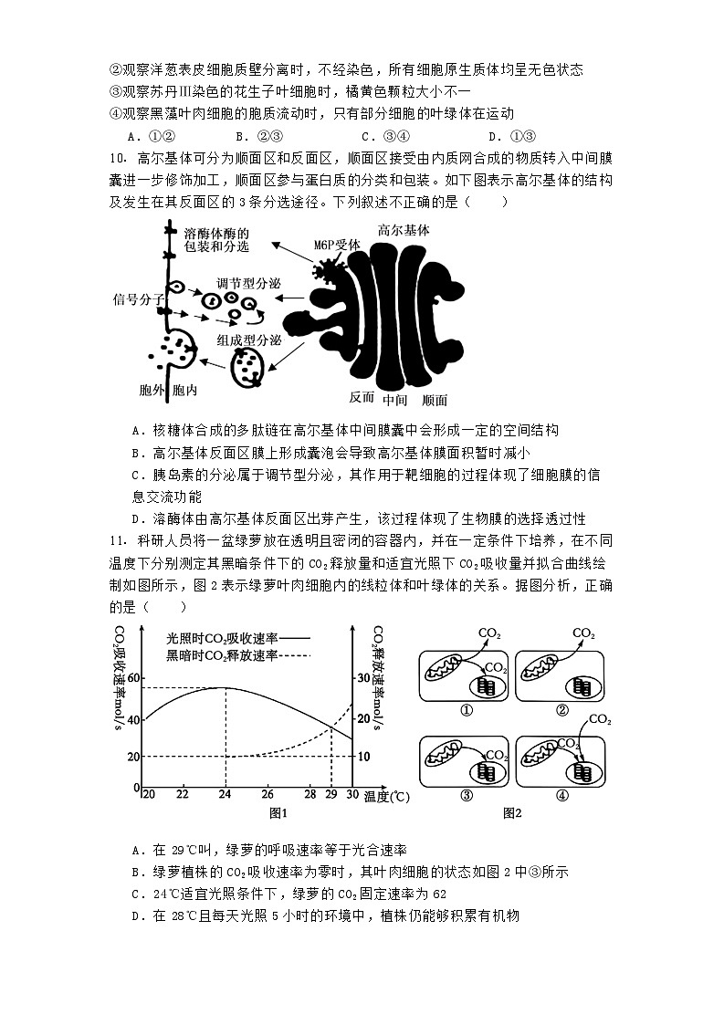 广东省茂名市七校联考2024-2025学年高一下学期2月月考生物试题第3页
