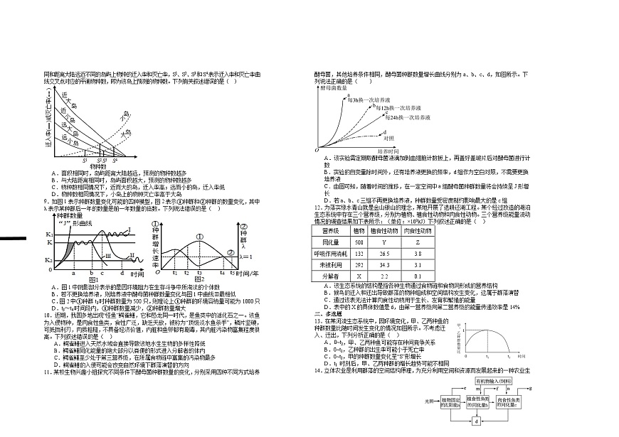 22026届高二年级第五次月考生物试卷答题卡 (2)第2页