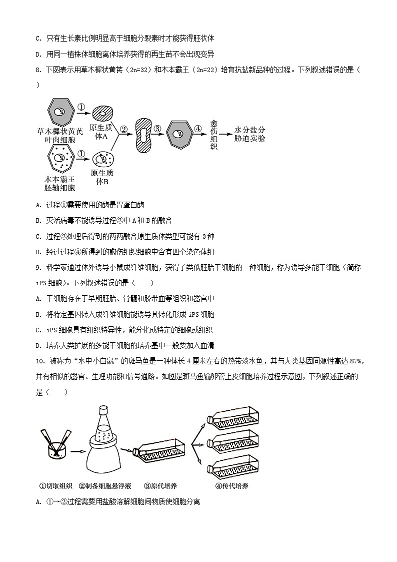 河北省邯郸市十校联考2023_2024学年高二生物下学期一调试题含解析第3页