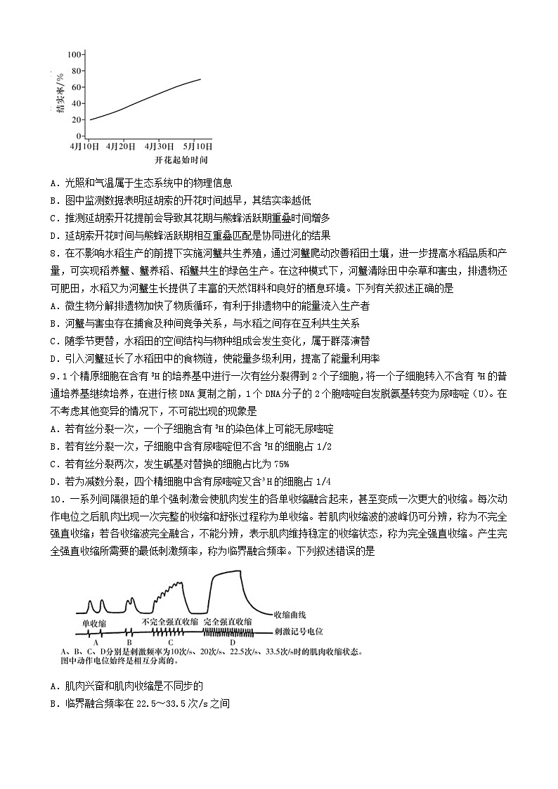 湖南省长沙市2024届高三生物下学期二模试题2含解析第3页